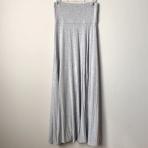 LORD & TAYLOR | grey maxi skirt